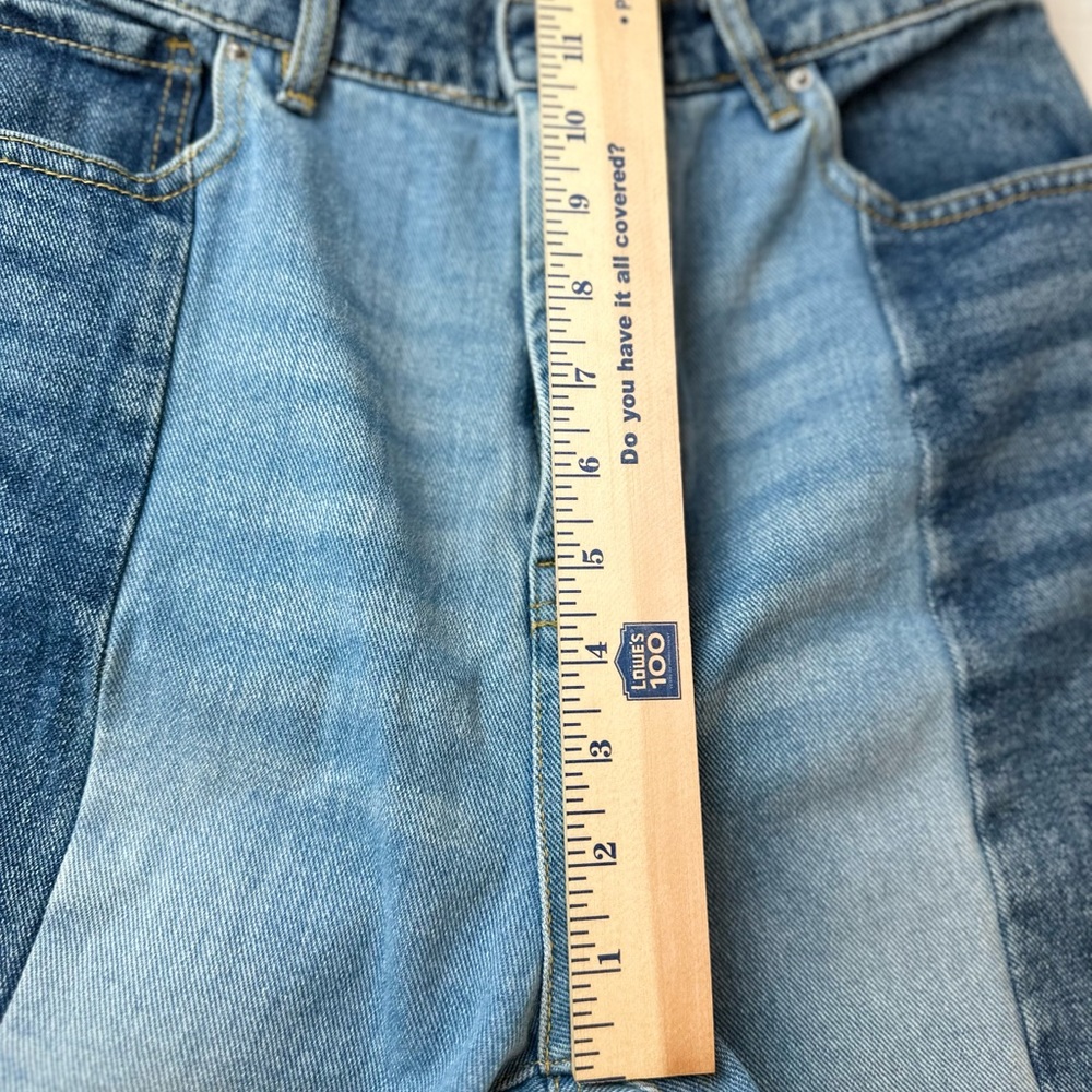 New Pacsun Jeans Women Size 28 Blue High Rise Straight Pockets Buttony Fly Denim - Picture 9 of 16